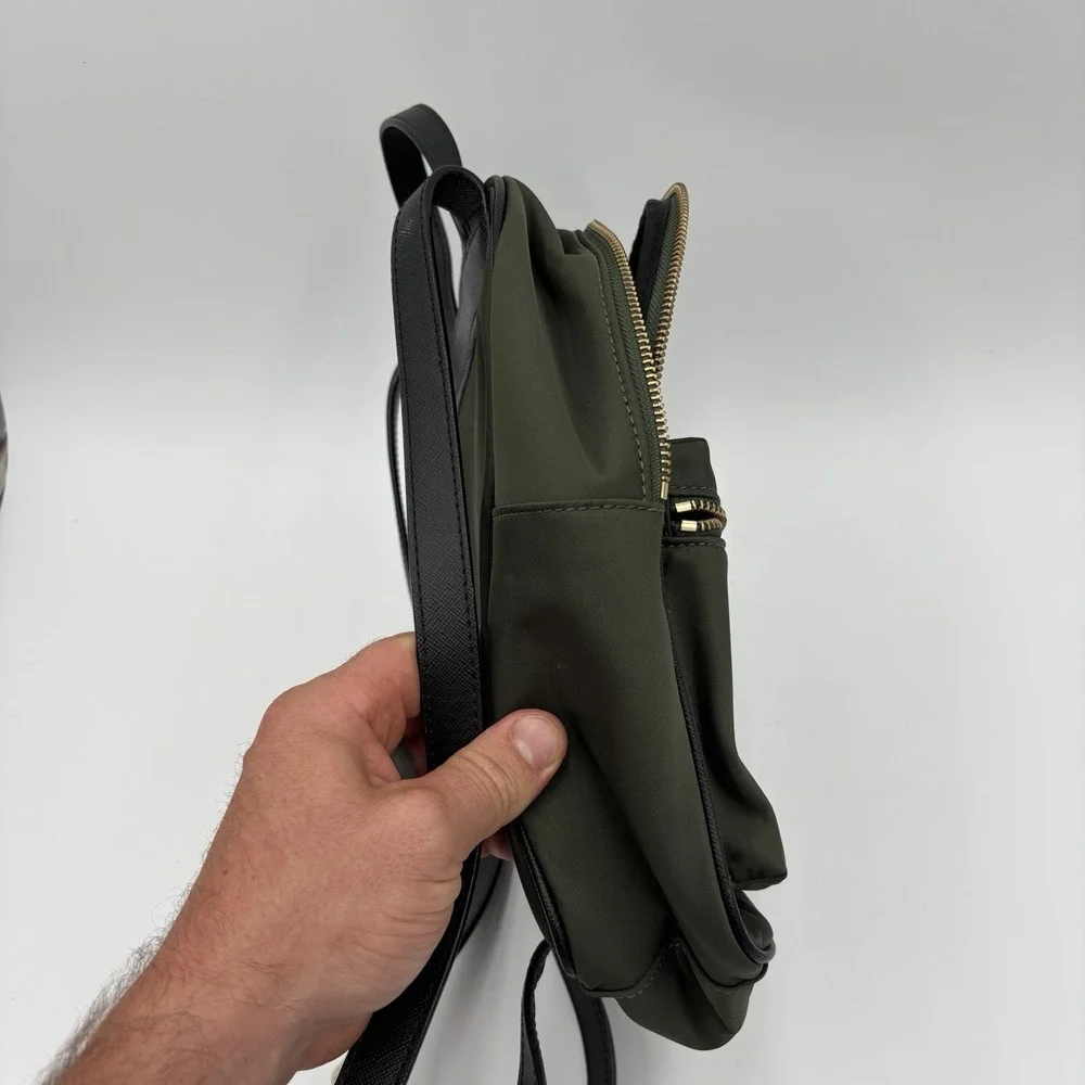 Kate Spade New York Bradley Wilson Road Backpack Small Army Green Nylon‎
